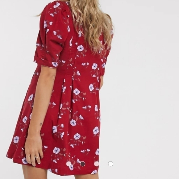 𝅺🆕 FREE PEOPLE Adelle floral printed tunic dress xs - Picture 4 of 11